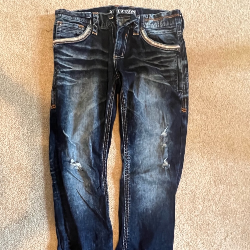 Used Men’s Ace Affliction Jeans, 32/30